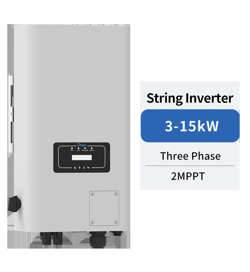 Deye Sun3 4 5 6 7 8 9 10 12 15Kg06P3Eubm2P1 315Kw Three Phase 2 Mppt solar inverter